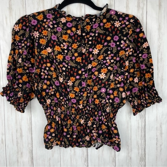 ModCloth x Princess Highway floral boho 70s shirt - Picture 5 of 6